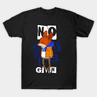 No Fox Given - Fox Lover Quote T-Shirt